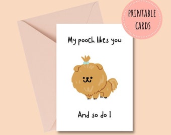 Printable Cute Lover Card Digital Download PDF, Funny Valentine Card, Punny Card, Romantic Card, Funny I Love You Card, Appreciation Card