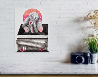 11X14 Bunny's Books Digital prints by Avery Multer