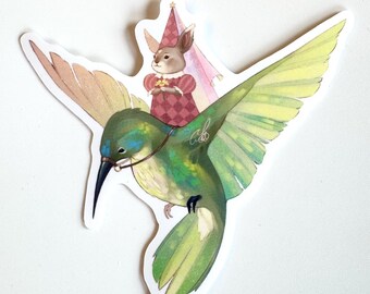 PRINCESS BUNNY laptop sticker