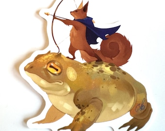 MARKSMAN SQUIRREL laptop sticker