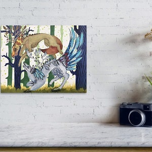 11X14 Original Art fantasy &quot;The Chase&quot; digital prints by Avery Multer