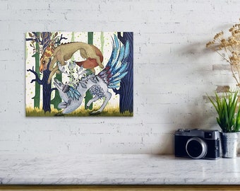 11X14 Original Art fantasy "The Chase" digital prints by Avery Multer