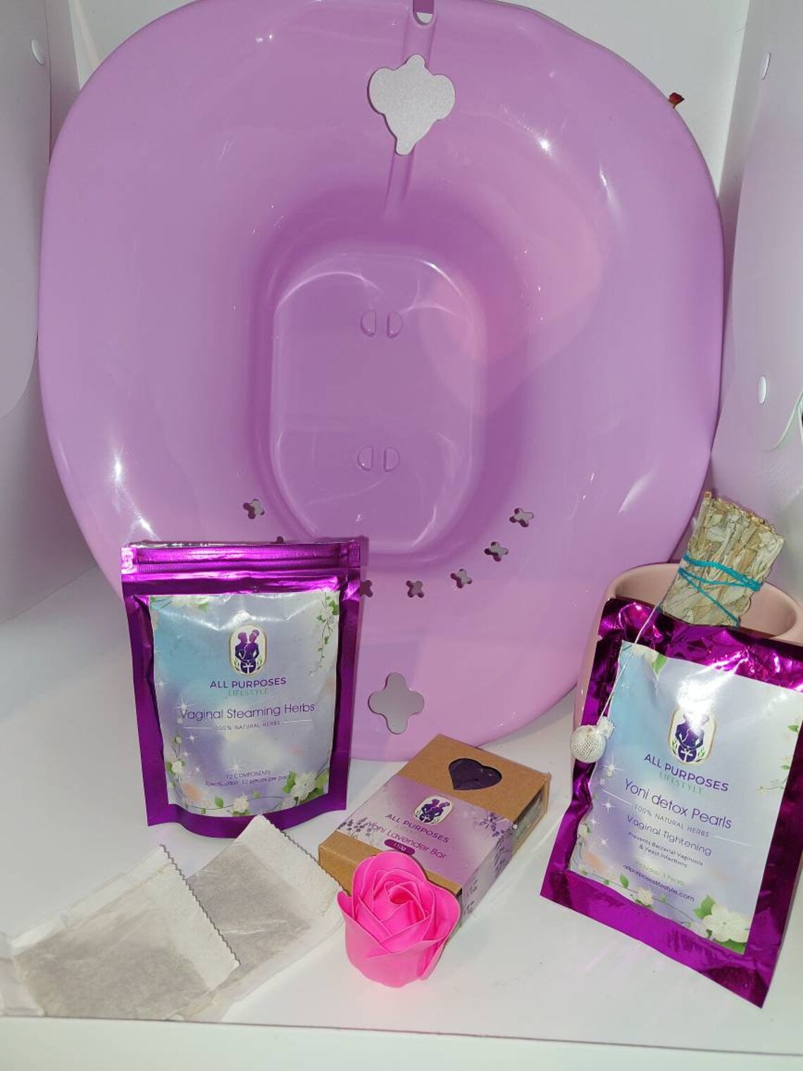 Yoni deep steam seat withsteam pearls and bar Etsy