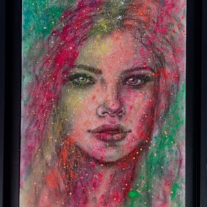 Wolf Spirit, canvas 42*30cm