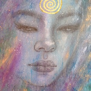 Wolfsgeist, Leinwand 42*30cm