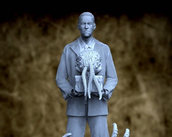 Lovecraft, miniature to assemble and color, in resin