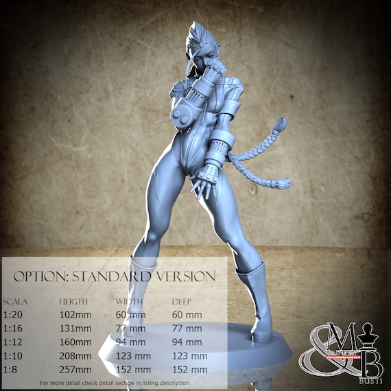 The Marine street fighter, June 2023, ca_3d_art, miniature to assemble and color, in resin