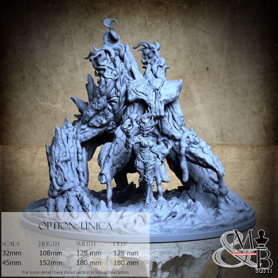 Golem Fire, M31, Ronin Art Workshop, resin miniature to assemble and paint