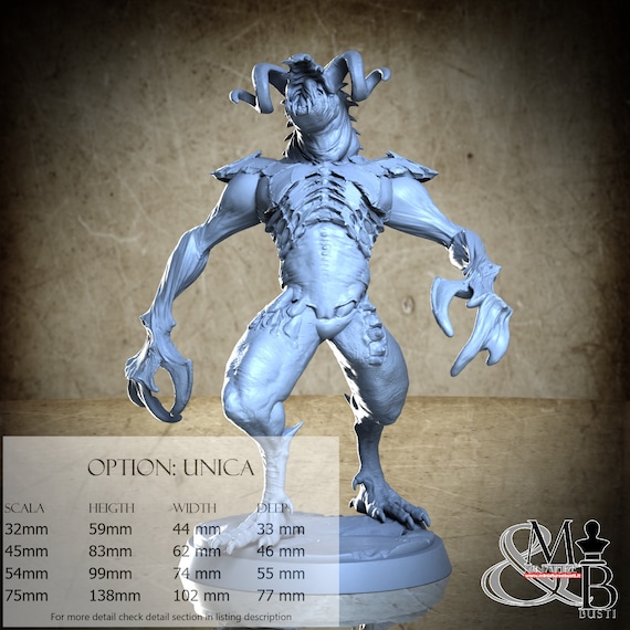 Cauchemar, Sons of Nightmare, Clay Cyanide Miniature, miniature to assemble and color, in resin