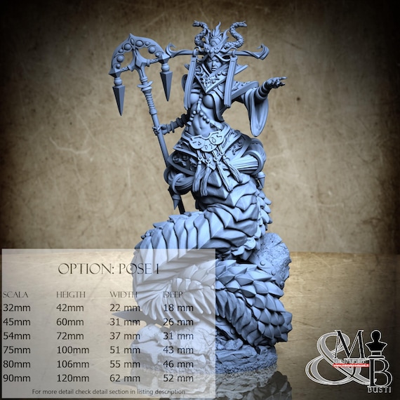Coilsong Siren - 3D-Printed Resin Miniature | Hissing Coils Collection - Fang Dynasty