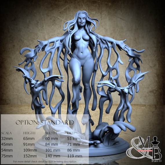 Blood Golem Annabelle, The Red Eclipse, Aleister's Chosen, by Ronin Art Workshop, miniature to assemble and paint, resin