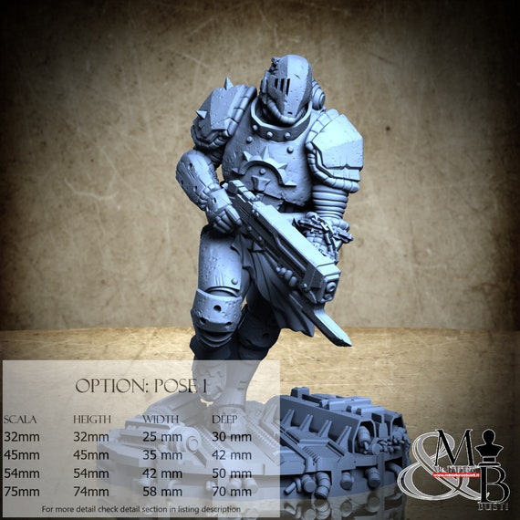 Arderite Light Infantry, Blind Faith - Ardene Syndicate (5 Stili), di Archvillain Games, miniatura da assemblare e colorare, resina
