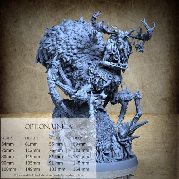 Nilkku - Terror of the Tundra - 3D-Printed Resin Miniature | Archvillain Bestiary IV Collection