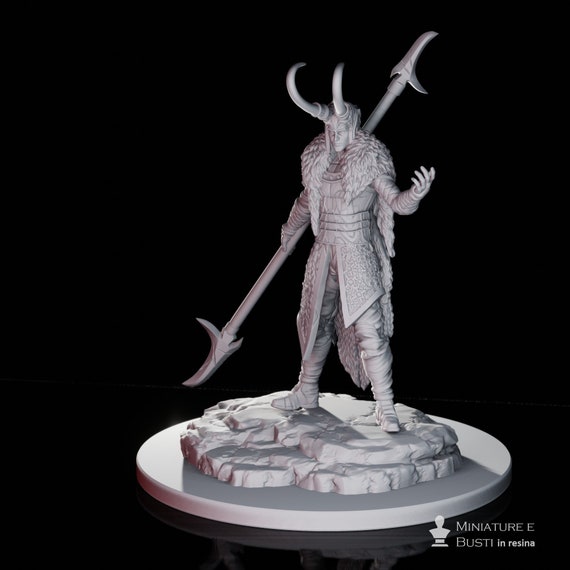 Loki, resin miniature to assemble and color, role-playing games, DnD, RPG, GDR