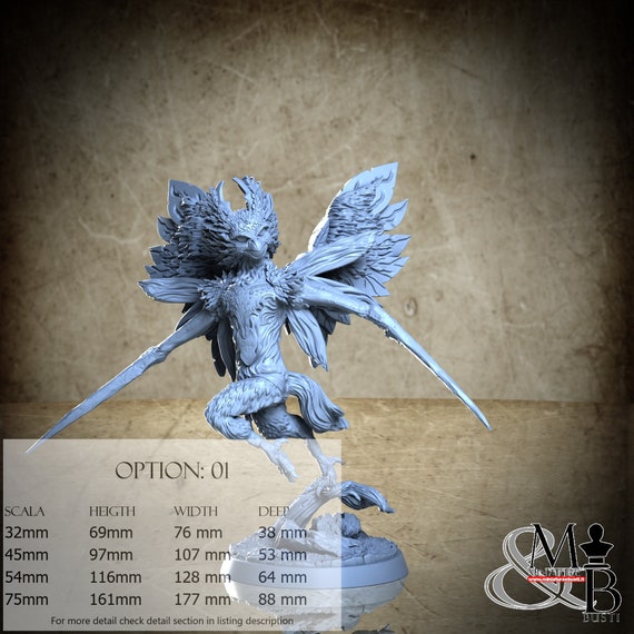 Peri, Kingdom of Persia (3 Stili), di Clay Cyanide Miniature, miniatura da assemblare e colorare, resina