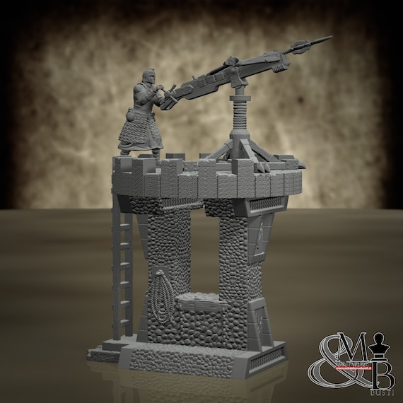 Skylance, resin miniature to assemble and color, role-playing games, DnD, RPG, GDR