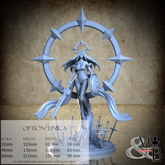 Saule, Baltic Religion, by Clay Cyanide Miniature, miniature to assemble and paint, resin