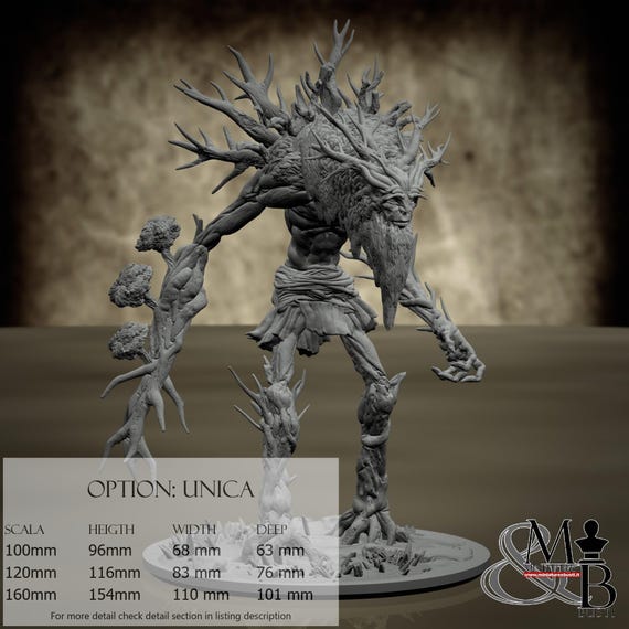 Leshy, Slavic Mythology, by Clay Cyanide Miniatures, miniature to assemble and paint, resin