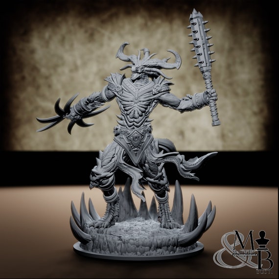 Galamond, resin miniature to assemble and color, role-playing games, DnD, RPG, GDR