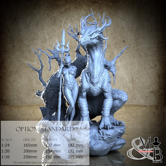 SAPHERINA, September 2023, Kuton, miniature to assemble and color, in resin