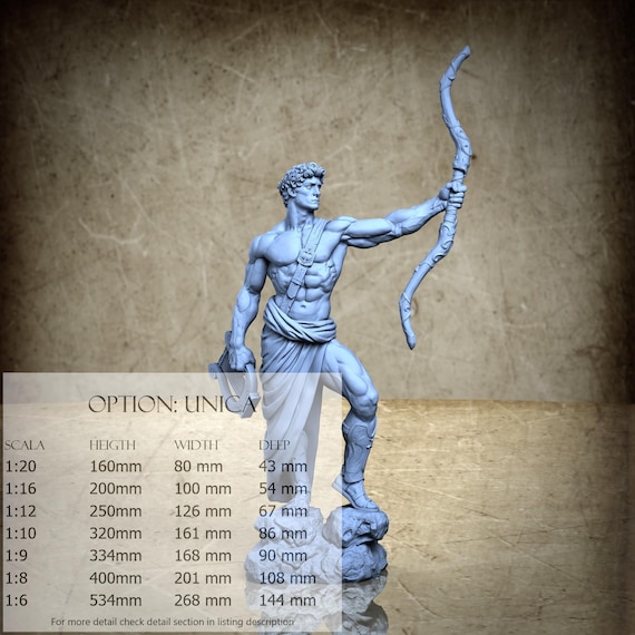 Apollo - 3D-Printed Resin Miniature | Collection 2025-02