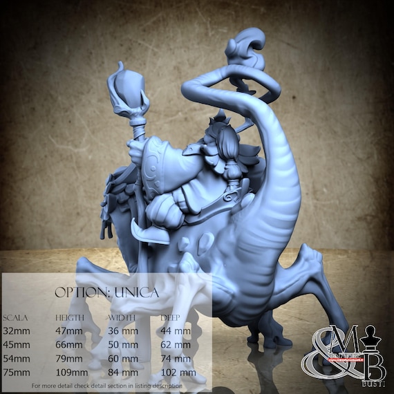 Glimmer Gearspark and his turtle, Shellshimme, Arcane Beastmaster, by Great Grimoire, miniature to assemble and paint, resin