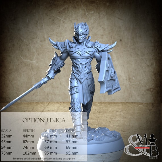 Elenril, Visarian Nobles, by Clay Cyanide Miniatures, miniature to assemble and paint, resin