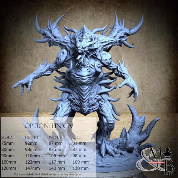 Bukavac, Ressurection of Chernobog, by Clay Cyanide Miniature, miniature to assemble and paint, resin