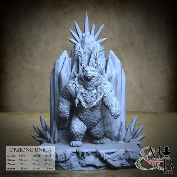 Nanook, Inuit Religion, by Clay Cyanide Miniature, miniature to assemble and paint, resin