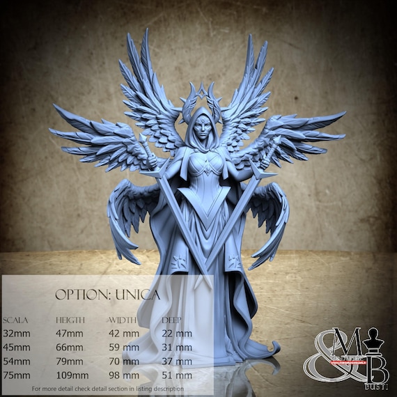 Empress Aurora, Celestial Gambit, Luminous Legion, by Great Grimoire, miniature to assemble and paint, resin