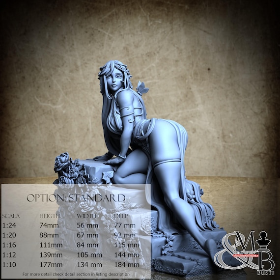Chrysi, Pin-up (2 Stili), di Ronin Art Workshop, miniatura da assemblare e colorare, resina