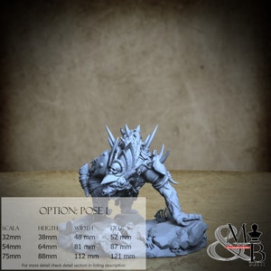 Gnoll Trackers, Howling Horde - Bite (4 Stili), di Archvillain Games, miniatura da assemblare e colorare, resina