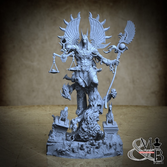 Anubis, Empire of Sands - Scales of Anubis, by Archvillain Games, miniature to assemble and color, resin