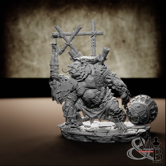 Gallows, miniatura in resina da montare e colorare, giochi di ruolo, DnD, RPG, GDR, Archvillain Games