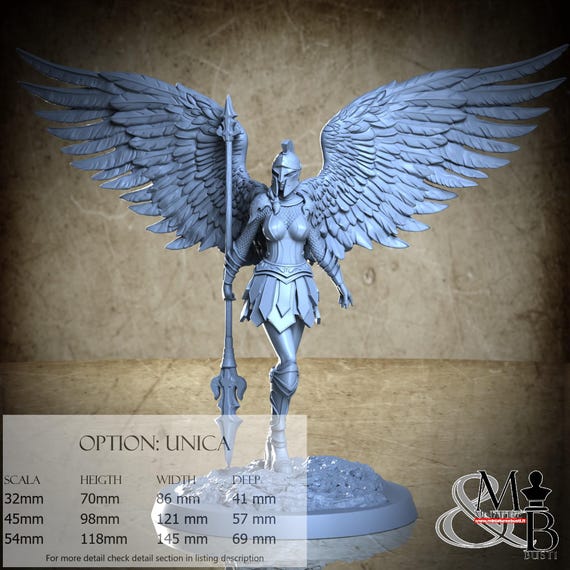 Geiravor, Maidens of Valkyria, by Clay Cyanide Miniatures, miniature to assemble and paint, resin