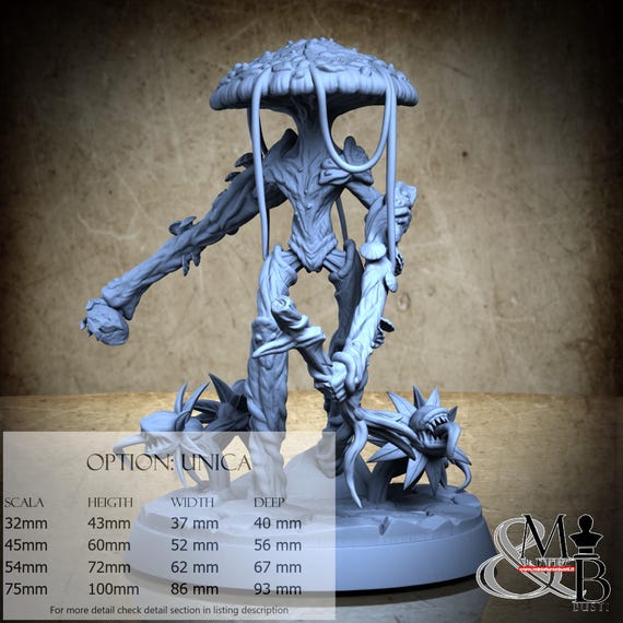 Sporelark, Shroomkin, by Clay Cyanide Miniatures, miniature to assemble and paint, resin