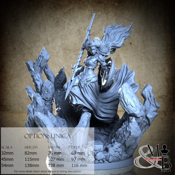 Anahita, Kingdom of Persia, by Clay Cyanide Miniature, miniature to assemble and color, resin