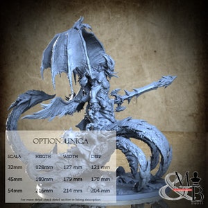 Sathanas, Princes of Hell, Clay Cyanide Miniature, miniature to assemble and color, in resin