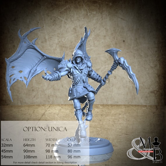 Arischev, Death Reapers, by Clay Cyanide Miniature, miniature to assemble and paint, resin