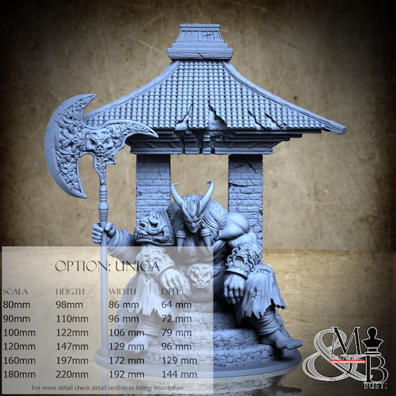 Ashura, The Gate of Ashura, by Clay Cyanide Miniature, miniature to assemble and paint, resin