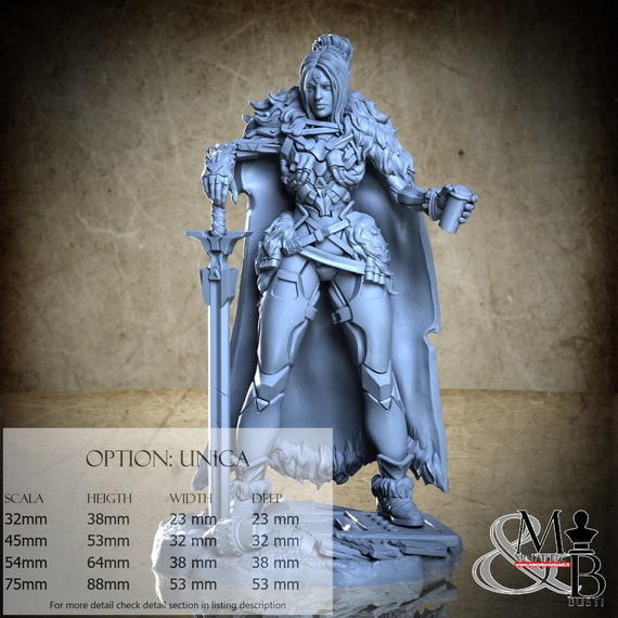 Braeylee - Techknight, Star Vault, by Archvillain Games, miniature to assemble and paint, resin