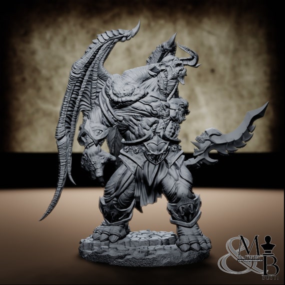 Outworld Crusher (Pose 3), resin miniature to assemble and color, role-playing games, DnD, RPG, GDR, Archvillain Games