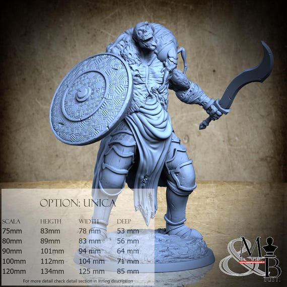 Jhong Navarro - by Clay Cyanide Miniatures Resin Miniatures - DnD, RPG, Wargaming and Display to Color - Abominations of Gomorrah
