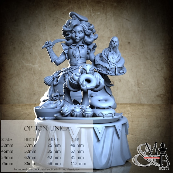 Ghost Baker, Merchants of the Mystic Market, by Great Grimoire, miniature to assemble and paint, resin