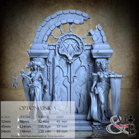 Gates of Eternity, Burning Chaos, by Great Grimoire, miniature to assemble and paint, resin