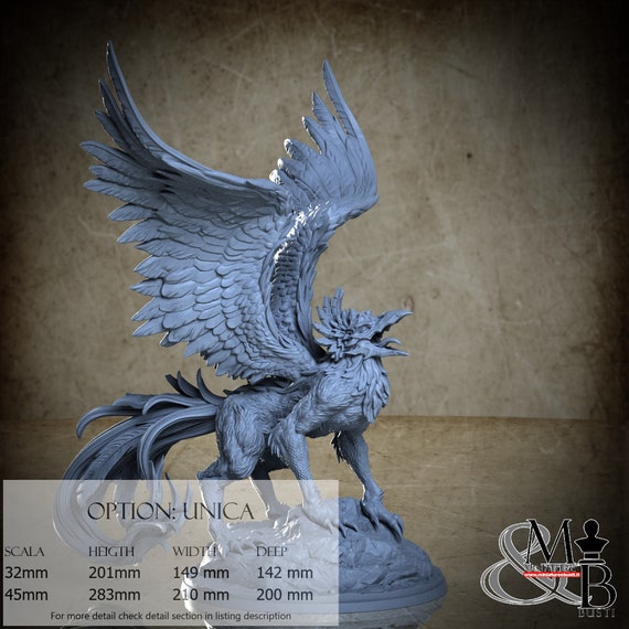 Aitvaras, Baltic Religion, Clay Cyanide Miniature, resin miniature to assemble and paint