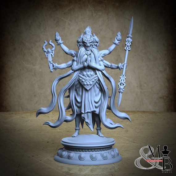 Asura, Indian Mythology (3 Styles), by Clay Cyanide Miniatures, miniature to assemble and paint, resin