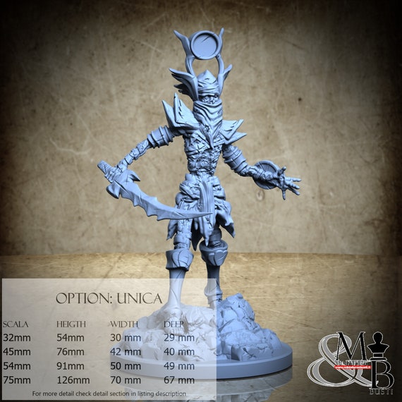 Egyptian Mummy Warrior (1), Ancient Egypt, by Clay Cyanide Miniature, miniature to assemble and color, resin