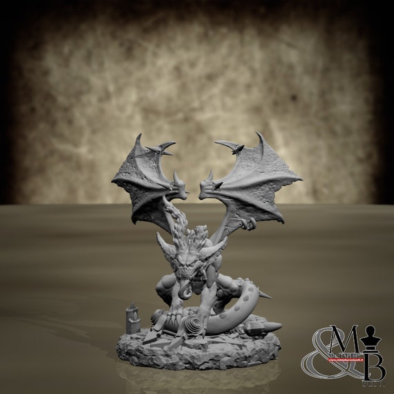 Phlegethian imp (Various Poses), resin miniature to mount and color, role-playing games, DnD, RPG, RPG, RPG, Archvillain Games