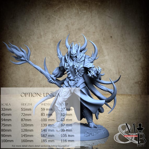 Zarakoth the Devourer, Wrath of Chernobog, di Clay Cyanide Miniature, miniatura da assemblare e colorare, resina